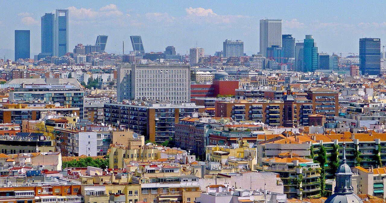 Madrid city view